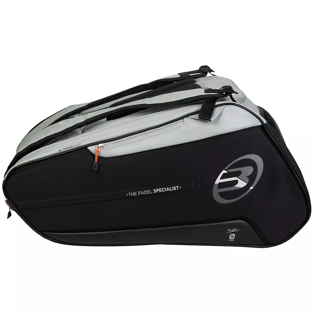 Bullpadel Hack 2026 Schl&auml;gertasche (Thermobag) Grau / Schwarz