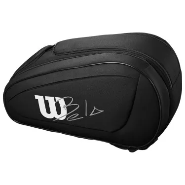 Wilson BELA Super Tour Padeltasche Wei&szlig;