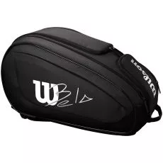 Wilson BELA Super Tour Padeltasche Wei&szlig;