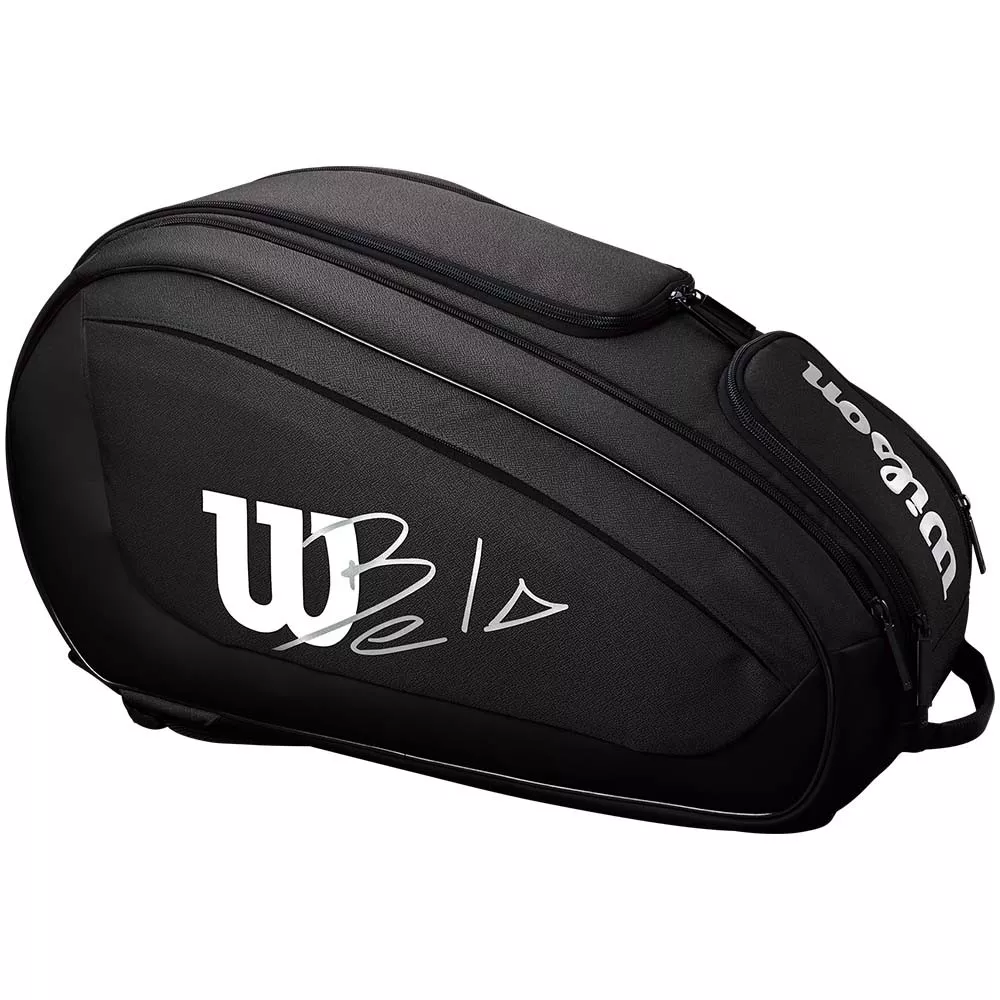 Wilson BELA Super Tour Padeltasche Wei&szlig;