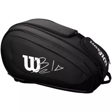 Wilson BELA Super Tour Padeltasche Wei&szlig;