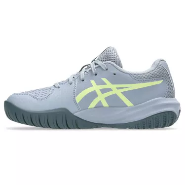 Asics Gel Resolution X GS Tennisschuhe Junior Grau / Gr&uuml;n