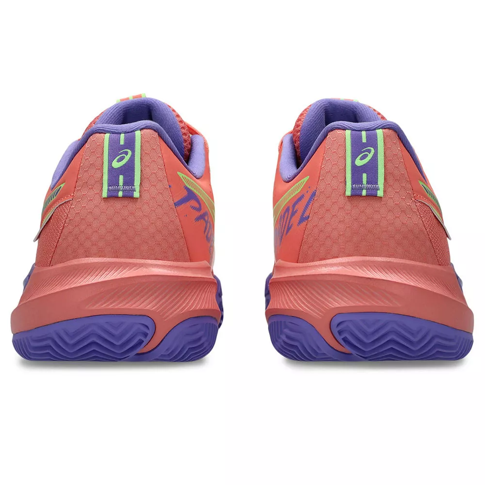 Asics Gel Challenger 15 Padelschuhe Damen Koralle / Violett