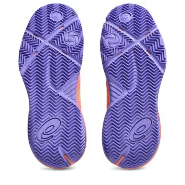 Asics Gel Challenger 15 Padelschuhe Damen Koralle / Violett