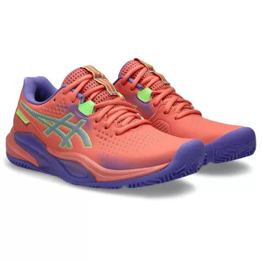 Asics Gel Challenger 15 Padelschuhe Damen Koralle / Violett