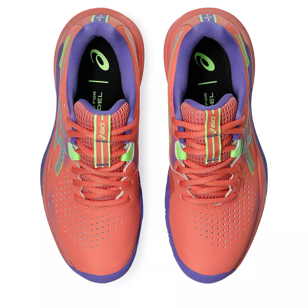 Asics Gel Challenger 15 Padelschuhe Damen Koralle / Violett