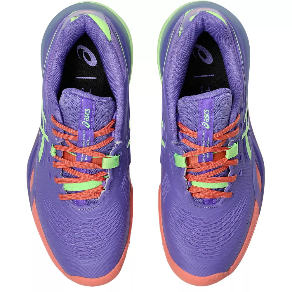 Asics Gel Resolution X Padelschuhe Damen Violett / Gr&uuml;n