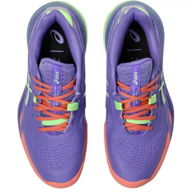 Asics Gel Resolution X Padelschuhe Damen Violett / Gr&uuml;n