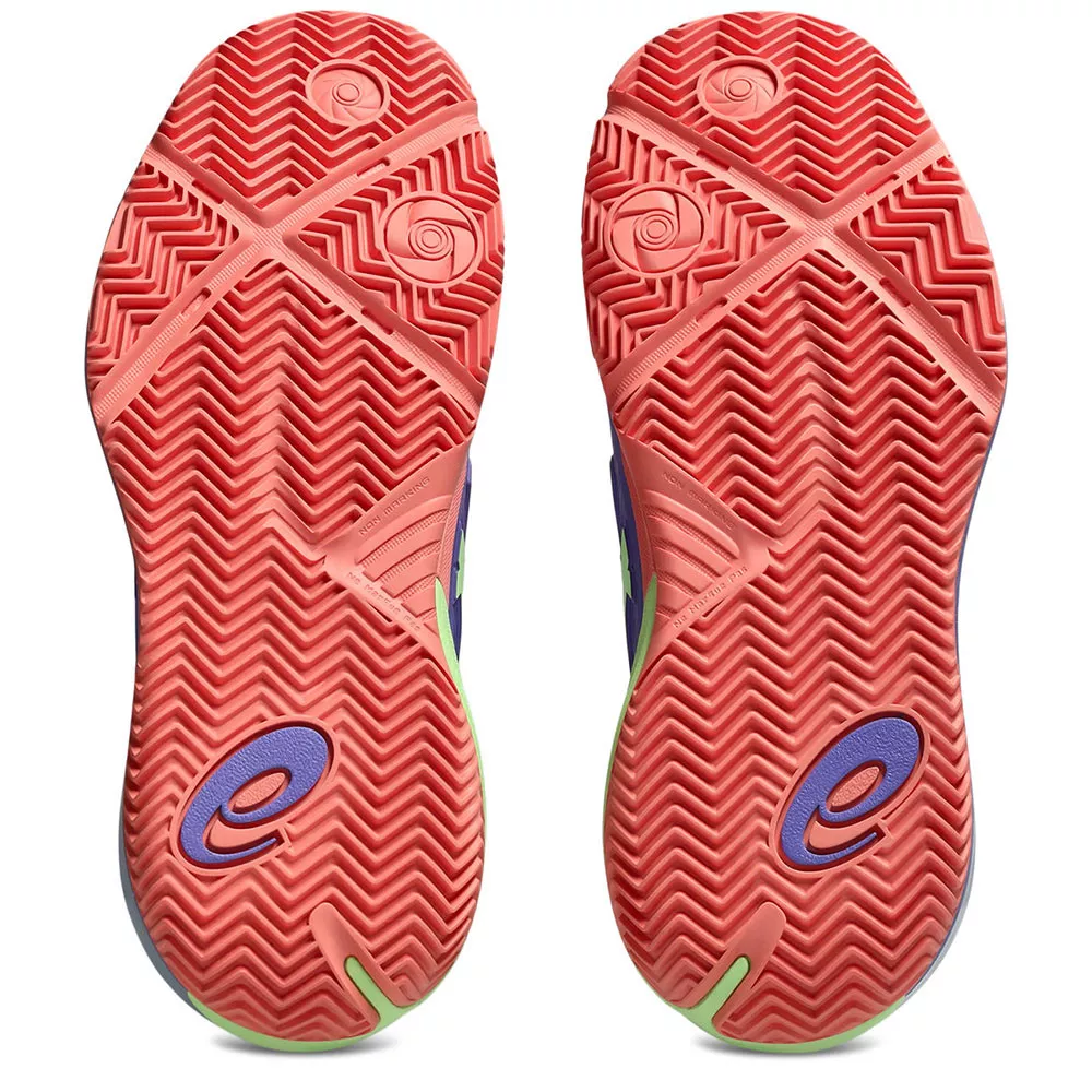 Asics Gel Resolution X Padelschuhe Damen Violett / Gr&uuml;n
