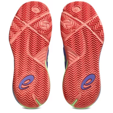 Asics Gel Resolution X Padelschuhe Damen Violett / Gr&uuml;n