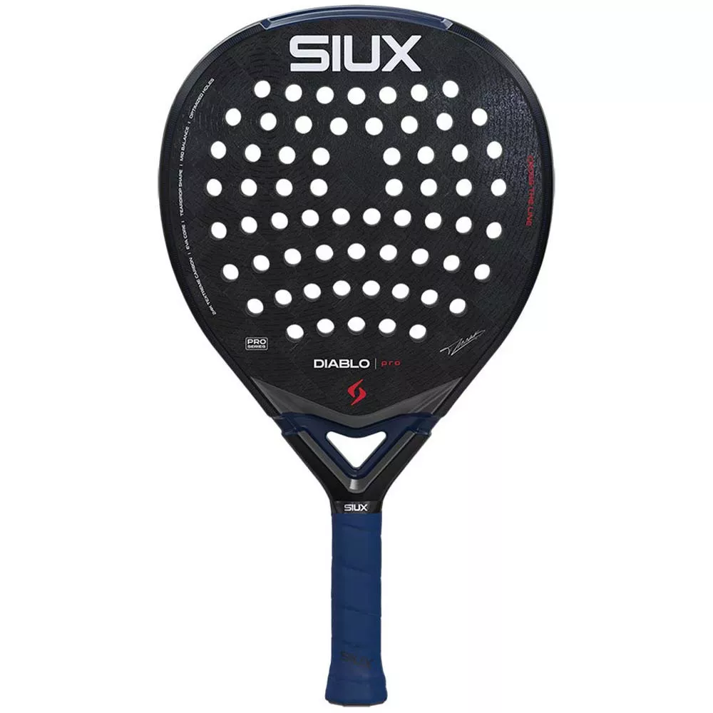 Siux Diablo Pro 2026 Padelschl&auml;ger Schwarz / Marineblau