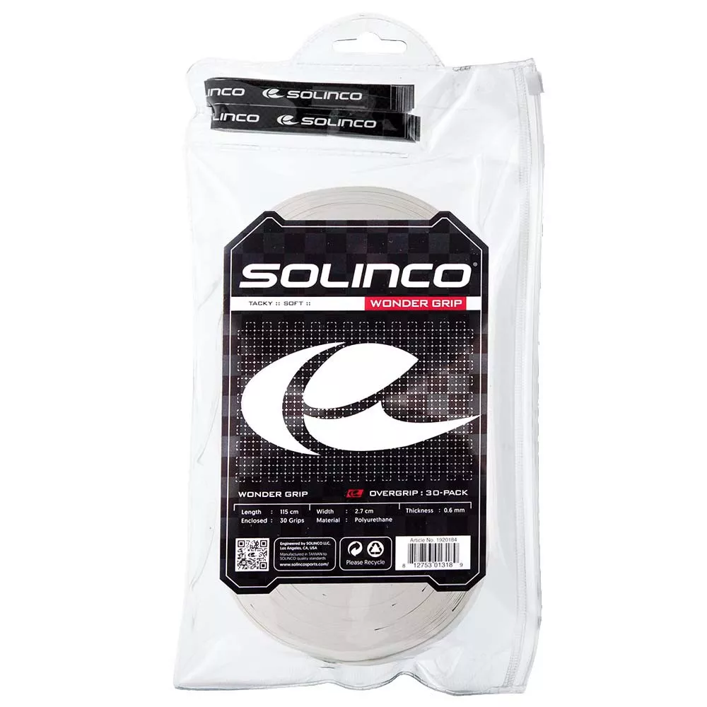 Solinco Wonder Grip Overgrip Wei&szlig; 30er-Pack