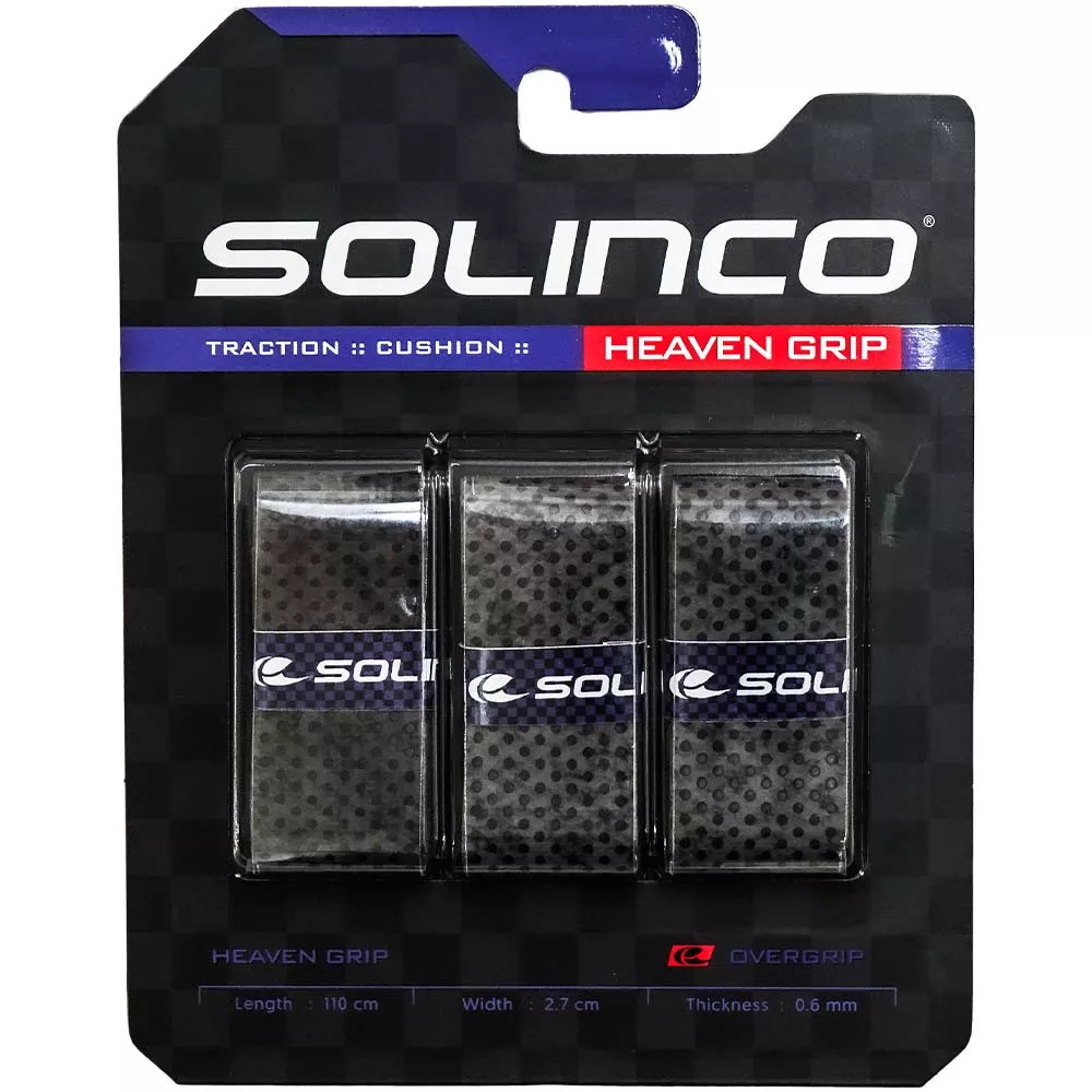 Solinco Heaven Grip Overgrip Grau 3er-Pack