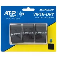 Dunlop Viper-Dry Overgrip Schwarz 3er-Pack