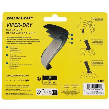 Dunlop Viper-Dry Basisgriffband Schwarz