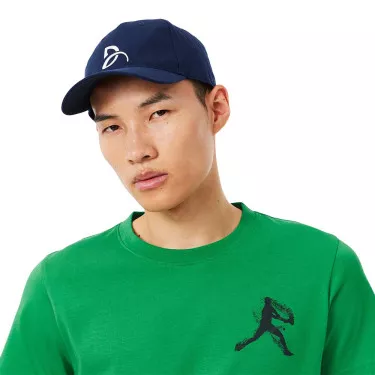 Lacoste Tennis x Novak Djokovic Set T-Shirt + Cap Gr&uuml;n / Blau