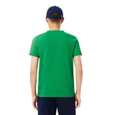 Lacoste Tennis x Novak Djokovic Set T-Shirt + Cap Gr&uuml;n / Blau