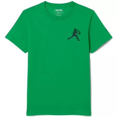 Lacoste Tennis x Novak Djokovic Set T-Shirt + Cap Gr&uuml;n / Blau