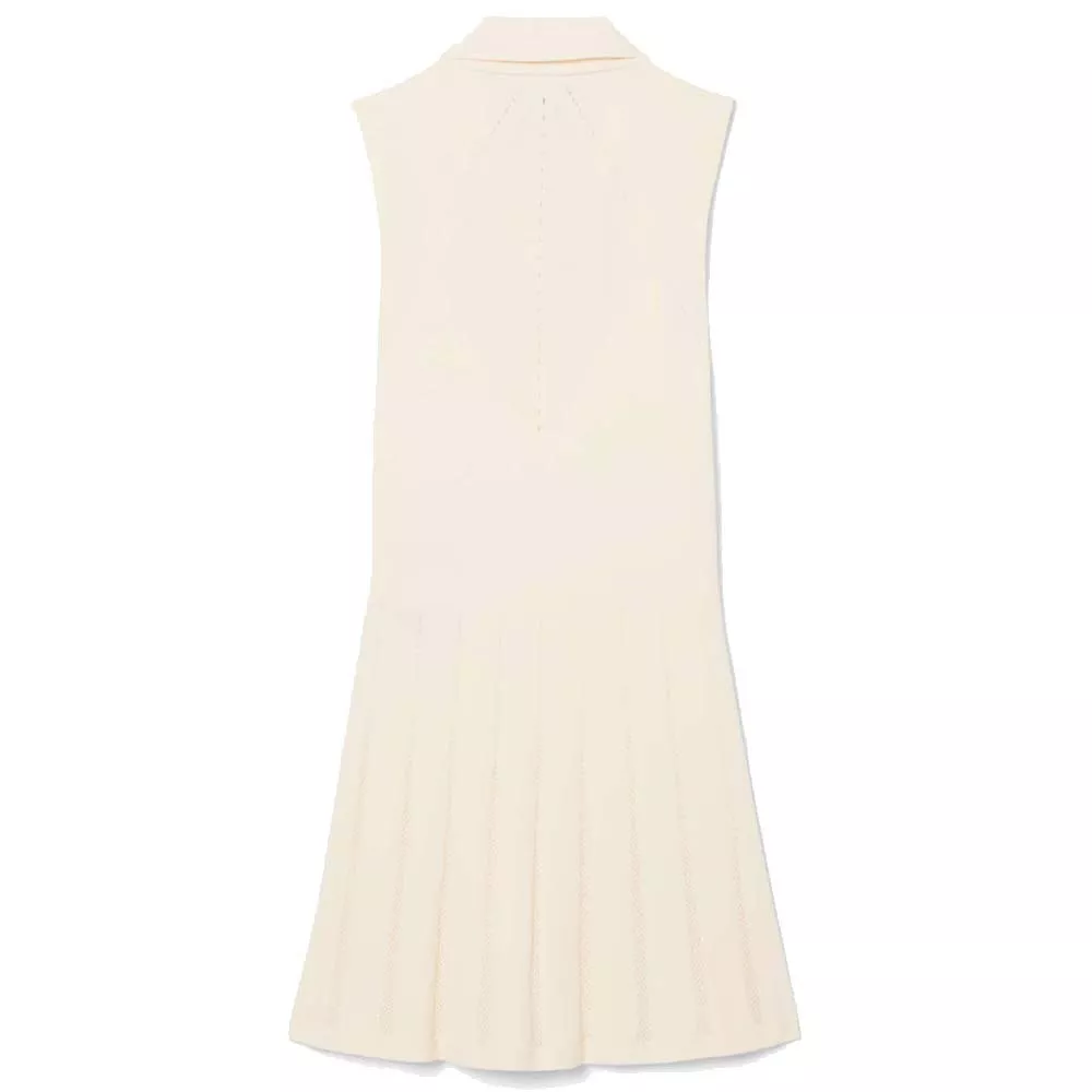 Lacoste Tennis Stretch Kleid Damen Beige