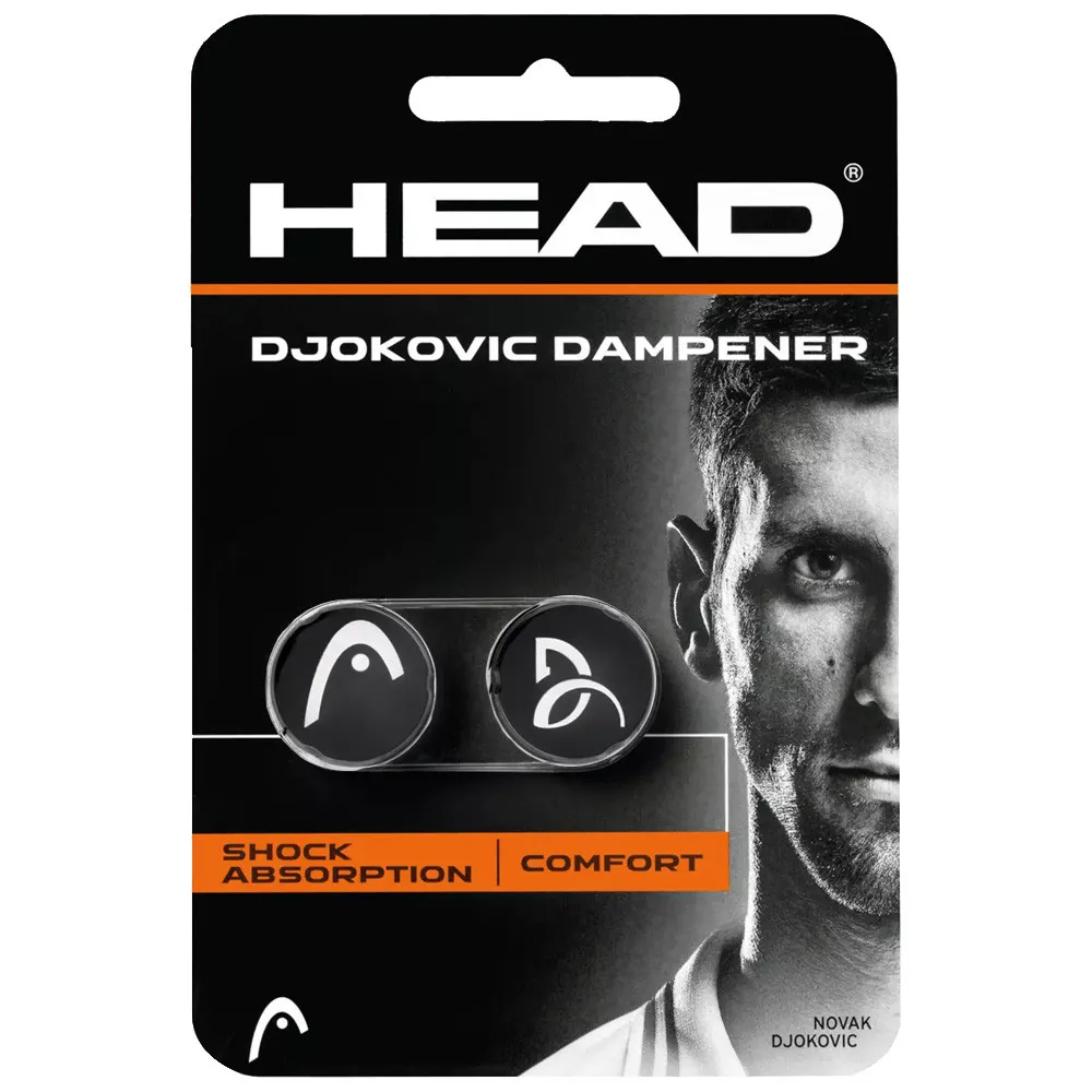 Head Djokovic Dampener Vibrationsd&auml;mpfer Schwarz 2er-Pack