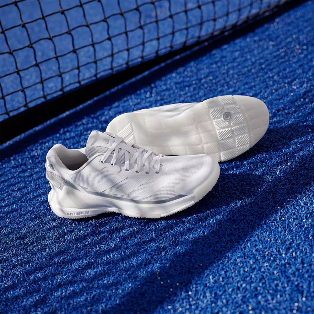 Adidas Crazyquick LS Padelschuhe Damen Wei&szlig;