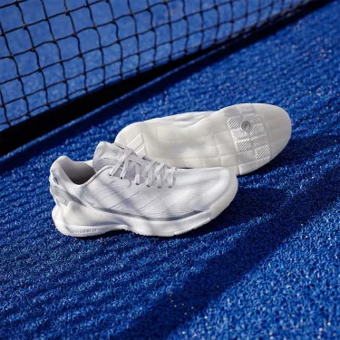 Adidas Crazyquick LS Padelschuhe Damen Wei&szlig;
