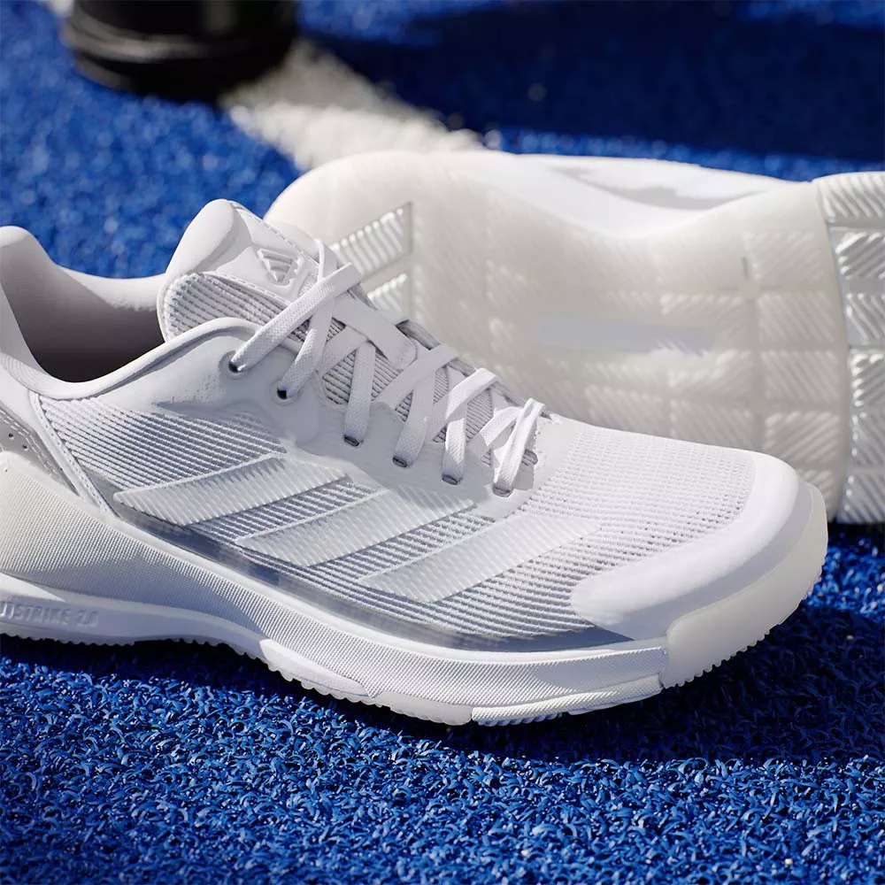 Adidas Crazyquick LS Padelschuhe Damen Wei&szlig;