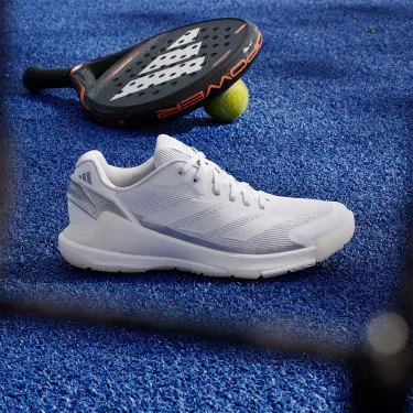 Adidas Crazyquick LS Padelschuhe Damen Wei&szlig;