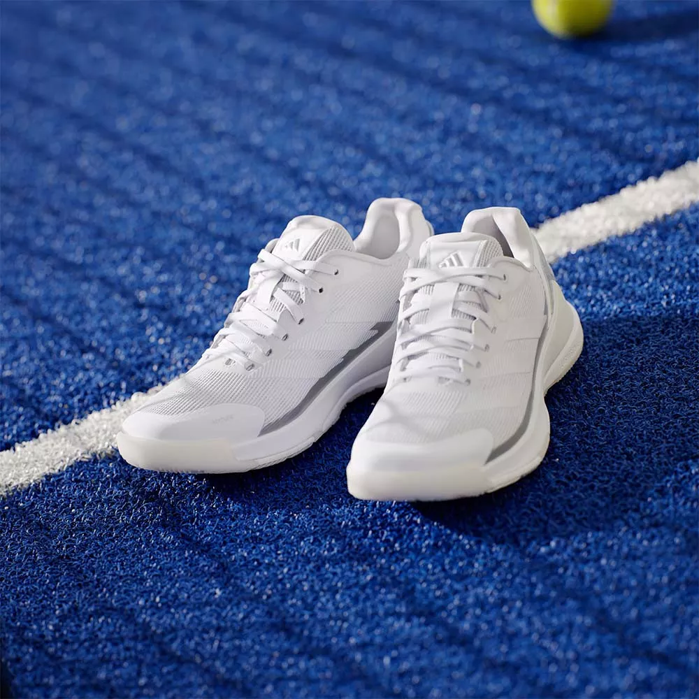 Adidas Crazyquick LS Padelschuhe Damen Wei&szlig;