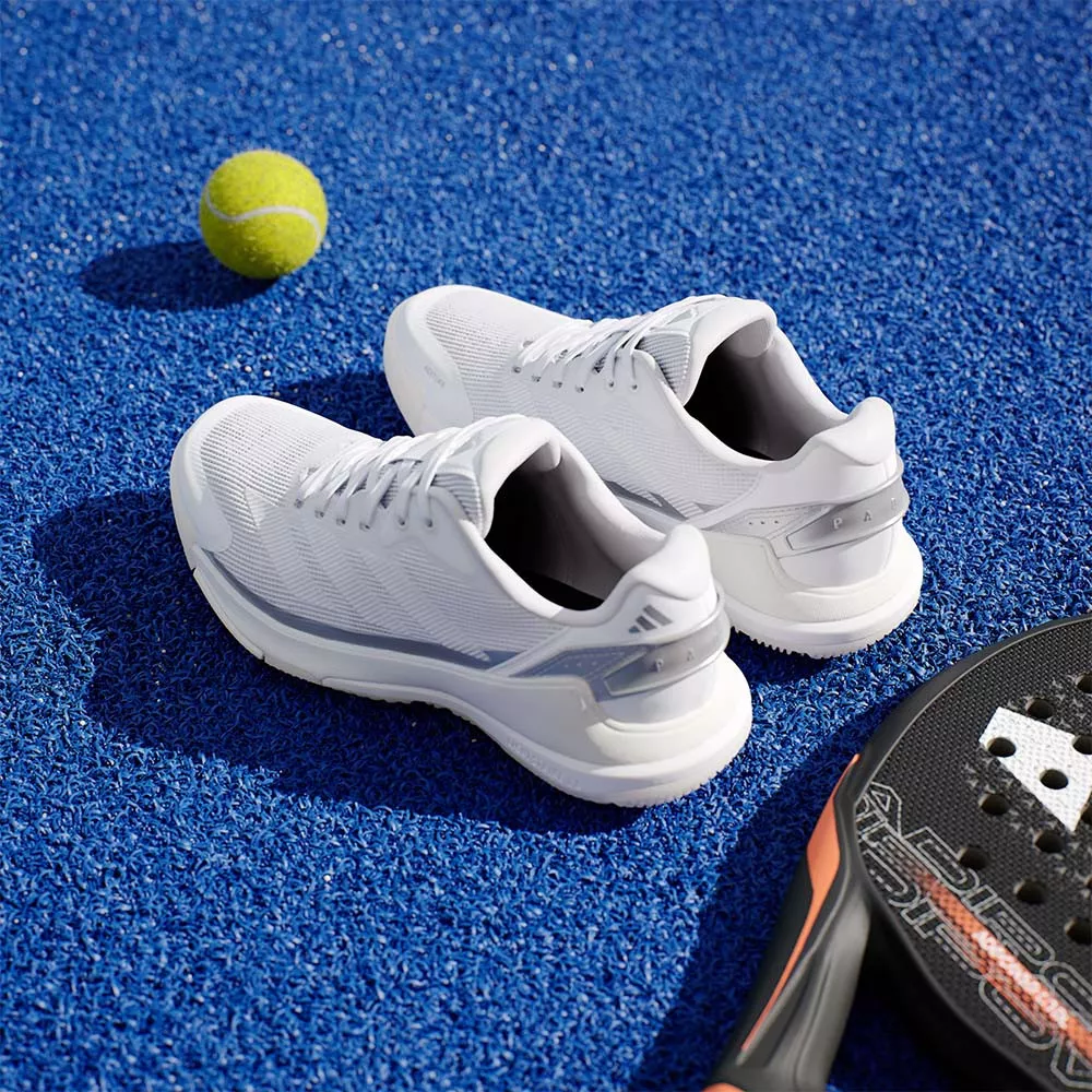 Adidas Crazyquick LS Padelschuhe Damen Wei&szlig;