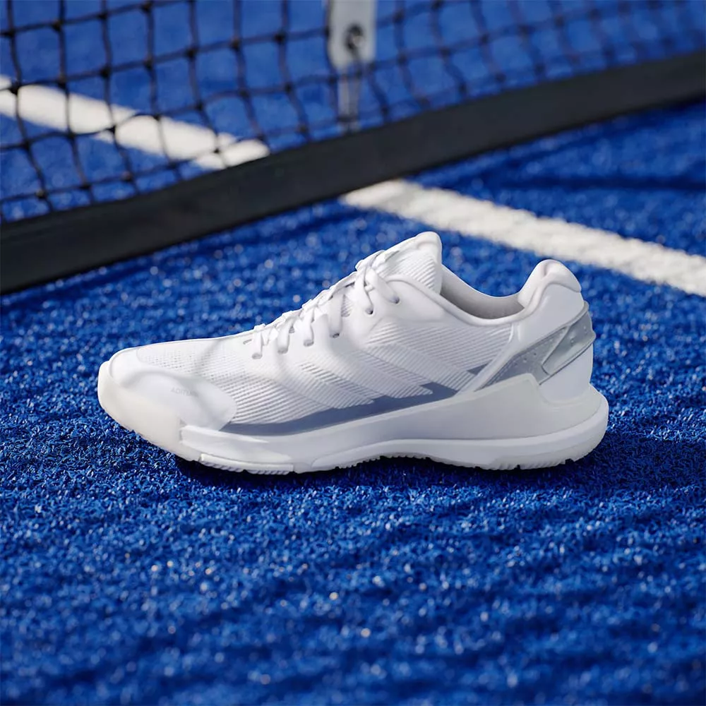 Adidas Crazyquick LS Padelschuhe Damen Wei&szlig;
