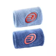 Bullpadel Schwei&szlig;band Blau / Marineblau 2er-Pack