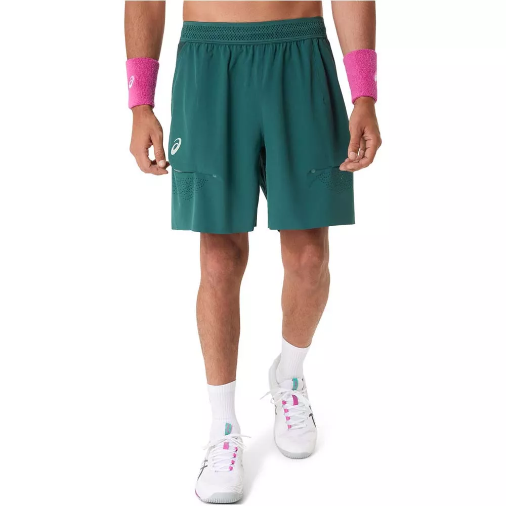 Asics Match Laser Cut Short Gr&uuml;n