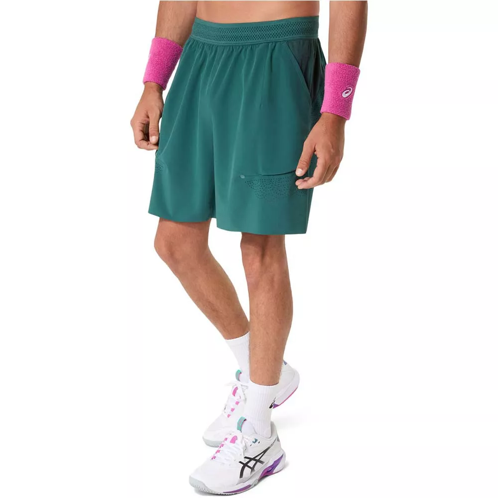 Asics Match Laser Cut Short Gr&uuml;n