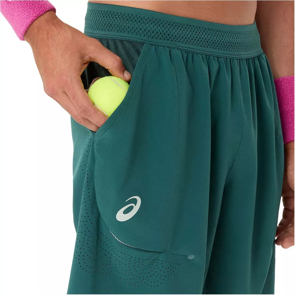 Asics Match Laser Cut Short Gr&uuml;n