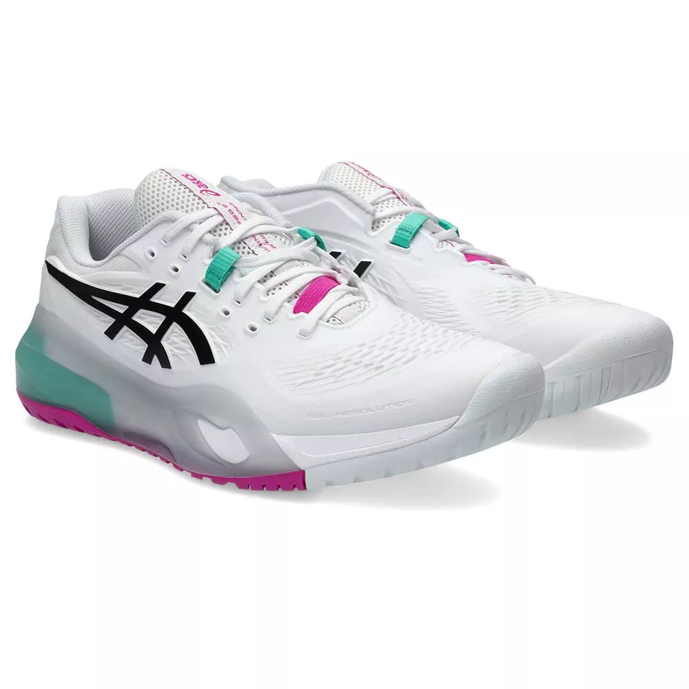 Asics Gel Resolution X Tennisschuhe Wei&szlig; / Gr&uuml;n