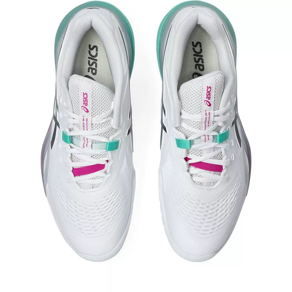 Asics Gel Resolution X Tennisschuhe Wei&szlig; / Gr&uuml;n