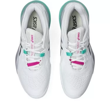 Asics Gel Resolution X Tennisschuhe Wei&szlig; / Gr&uuml;n