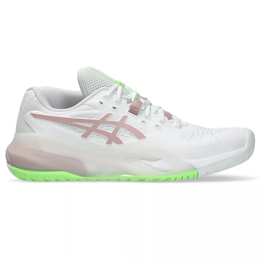 Asics Gel Resolution X Tennisschuhe Damen Wei&szlig; / Puderrosa
