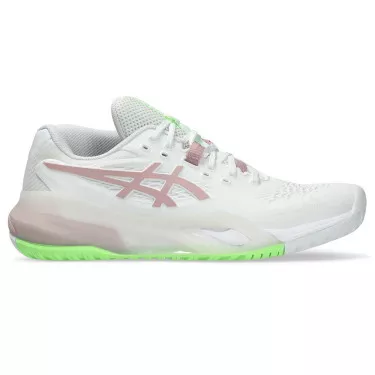 Asics Gel Resolution X Tennisschuhe Damen Wei&szlig; / Puderrosa