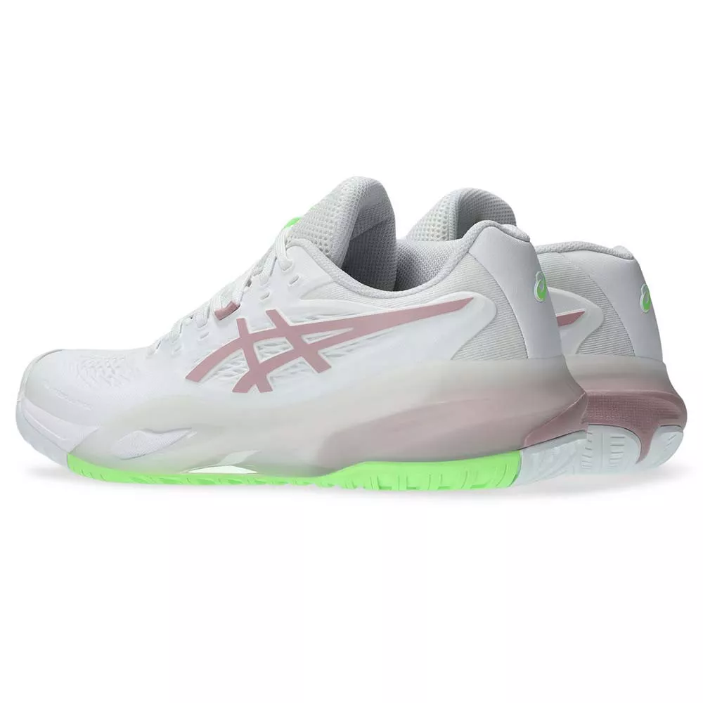 Asics Gel Resolution X Tennisschuhe Damen Wei&szlig; / Puderrosa