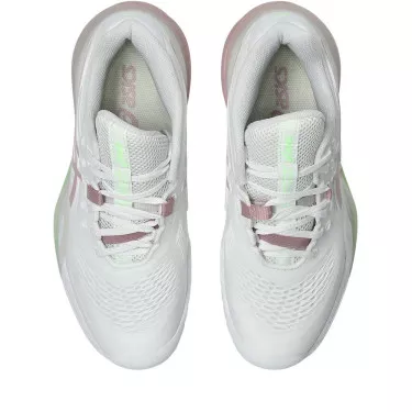 Asics Gel Resolution X Tennisschuhe Damen Wei&szlig; / Puderrosa