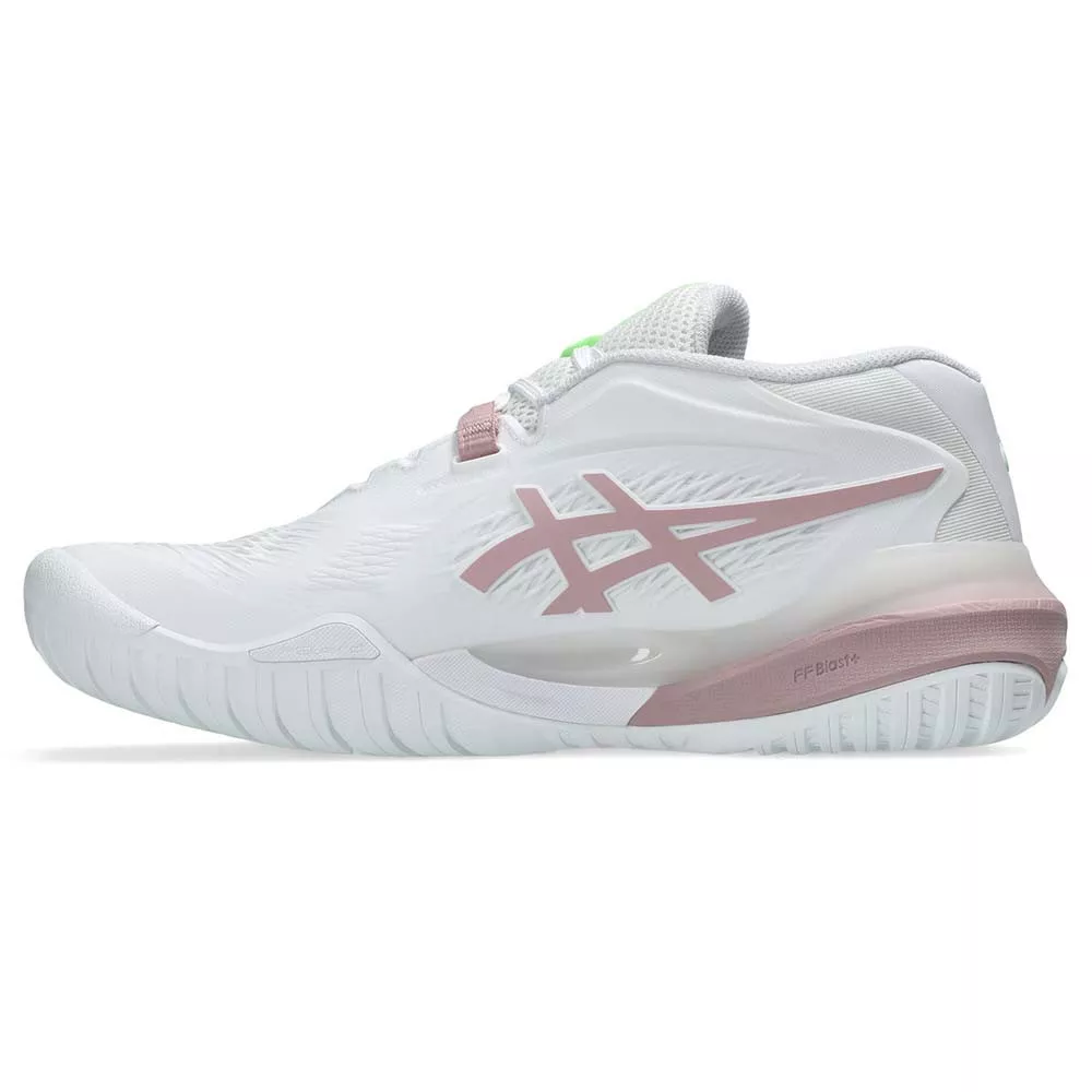 Asics Gel Resolution X Tennisschuhe Damen Wei&szlig; / Puderrosa