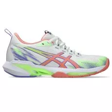 Asics Sonicsmash FF Padelschuhe Damen Wei&szlig; / Koralle