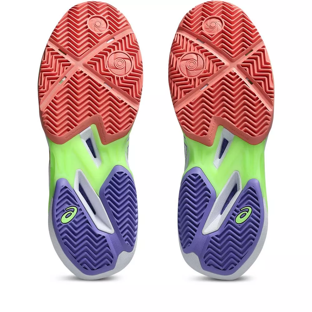 Asics Sonicsmash FF Padelschuhe Damen Wei&szlig; / Koralle