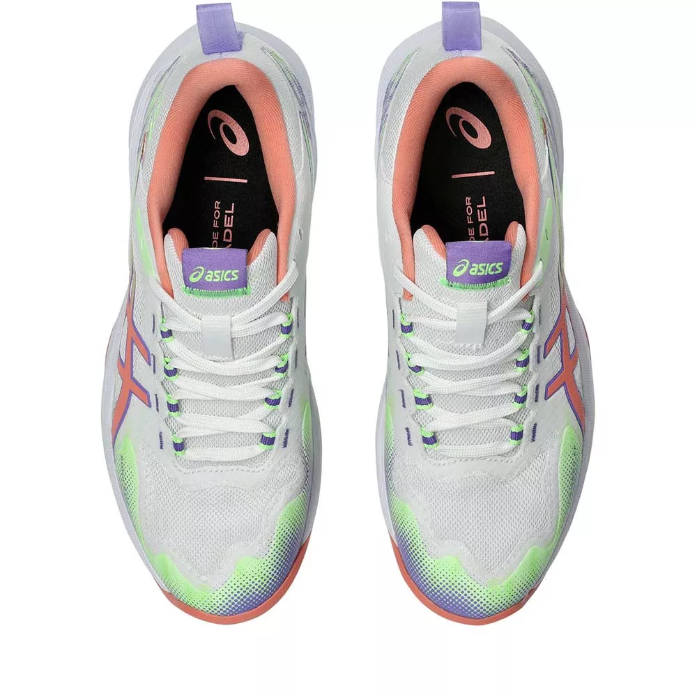 Asics Sonicsmash FF Padelschuhe Damen Wei&szlig; / Koralle