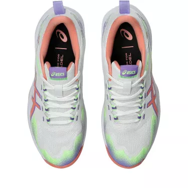 Asics Sonicsmash FF Padelschuhe Damen Wei&szlig; / Koralle