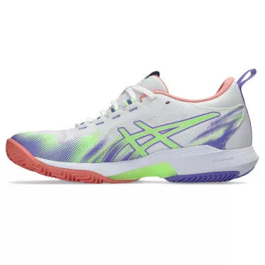 Asics Sonicsmash FF Padelschuhe Damen Wei&szlig; / Koralle