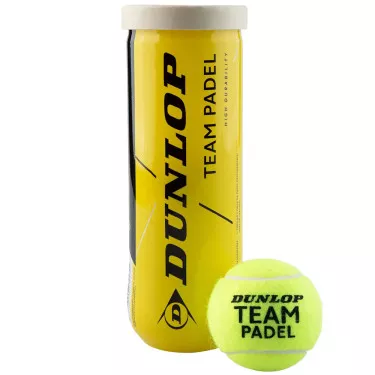 Dunlop Team Padel Padelb&auml;lle 3er-Dose