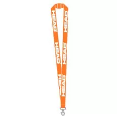 Head Logo Schl&uuml;sselband Orange